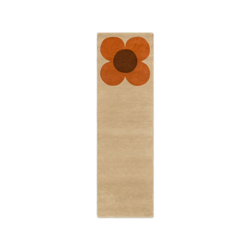 Hand Tufted Wool Floral Area Rug, Runner 2'2" x 7'7"