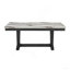 Panda Oceanic Dining Table And (4) Grey Dining Chairs