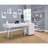 Airlene Ladder Bookcase in Black High Gloss and Chrome-22278897