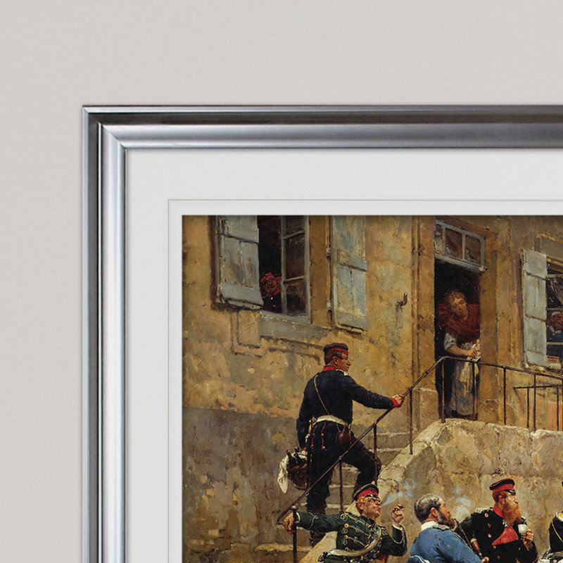 « the spy », impression, Argent, H 31 po x l 43 po x P 1,5 po