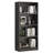 Modern 24.4" W 4-Tier Adjustable Bookshelf-1490033876-1491796280