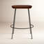 Tabouret de bar et de comptoir en bois massif Samanthia-41721679-23030000