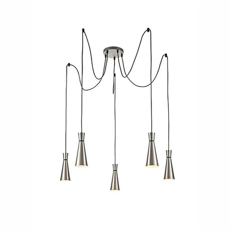 Kyler 5 - Light Cluster Pendant, Satin Nickel