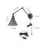 Rackerby Zinc Alloy Dimmable Wall Sconce-1979306224