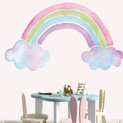 Watercolour Rainbow Wall Sticker