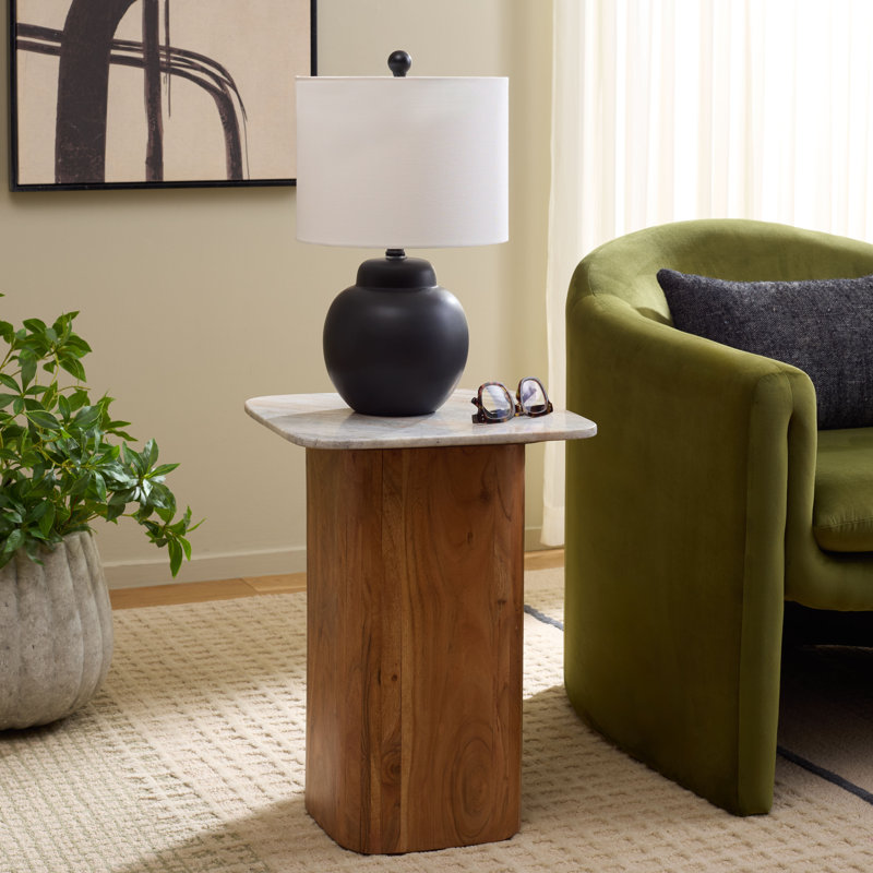 Table d'appoint en marbre Marisa