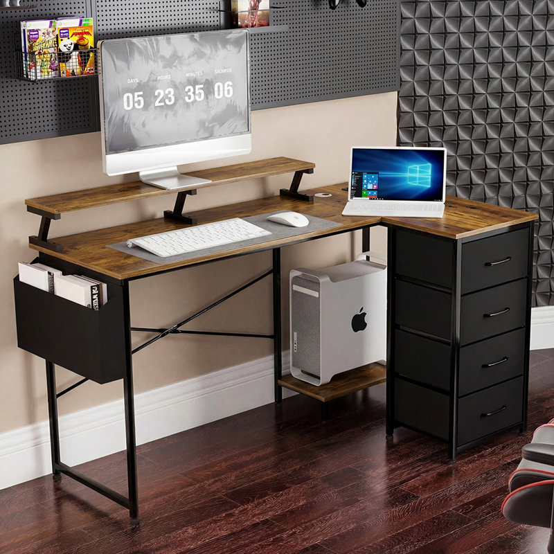 MDF Steel Computer Desk