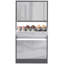 Blisswood High Gloss 3 Drawer Flip Down Shoe Storage Free Standing Cabinet For Hallway-1810147591