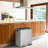 Steel Step On Multi-Compartments Trash & Recycling Bin - 1.58 Gallons