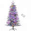 Arbre de Noël artificiel pin 6,5 pi pré-éclairé-480611407
