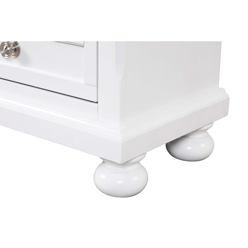 Table de chevet Meade, White