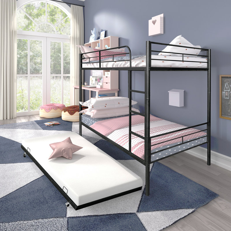 Separatable Bunk Bed With Trundle