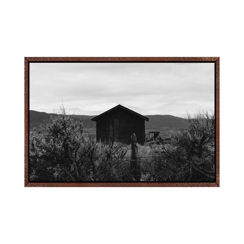 Taos Mountains V 1 Piece Wall Art on Canvas, 45.72cm H x 66.04cm W x 3.81cm D, Classic Brown Wood Framed