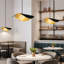 Luminaires suspendus albâtre en marbre noir Farmhouse