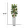 81.6'' Artificial Devil's Ivy In A Square Beige Fiberstone Planter Perfect For Indoor And Outdoor Use