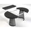 Extendable Round Metal Base Dining Table-1010613451-1010613448