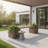 Grove Planter Bench