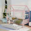 Lit de maison bleu marine avec couchette de couleur-1161495532-1161495535