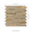 Interlocking 12 in. x 12 in. Metal Stone Glass Blend Mosaic Wall Tile-36933809