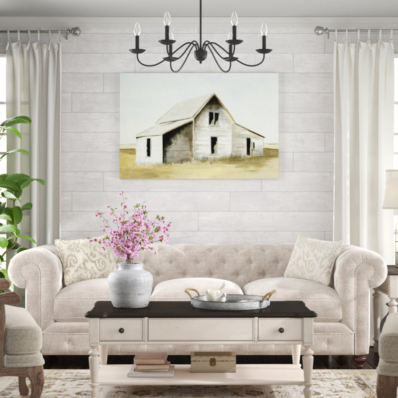 Amarillo II by Megan Meagher - Painting Print, 30cm H x 46cm W, Black Floater Framed