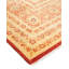 Tapis unique noué à la main orange de 9 pi 1 po x 12 pi 7 po Olesen