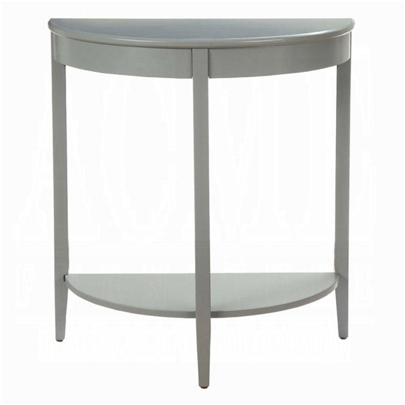 Justino Gray Finish Console Table