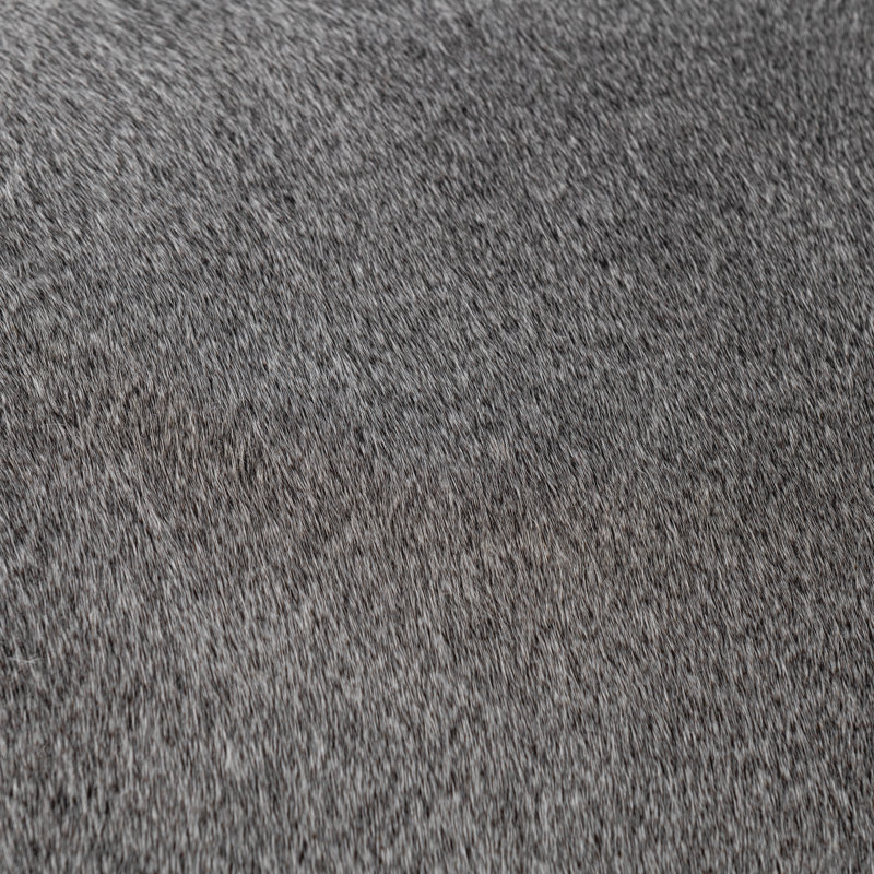 Bose Leather Counter Stool, Sparrow Gray/Black