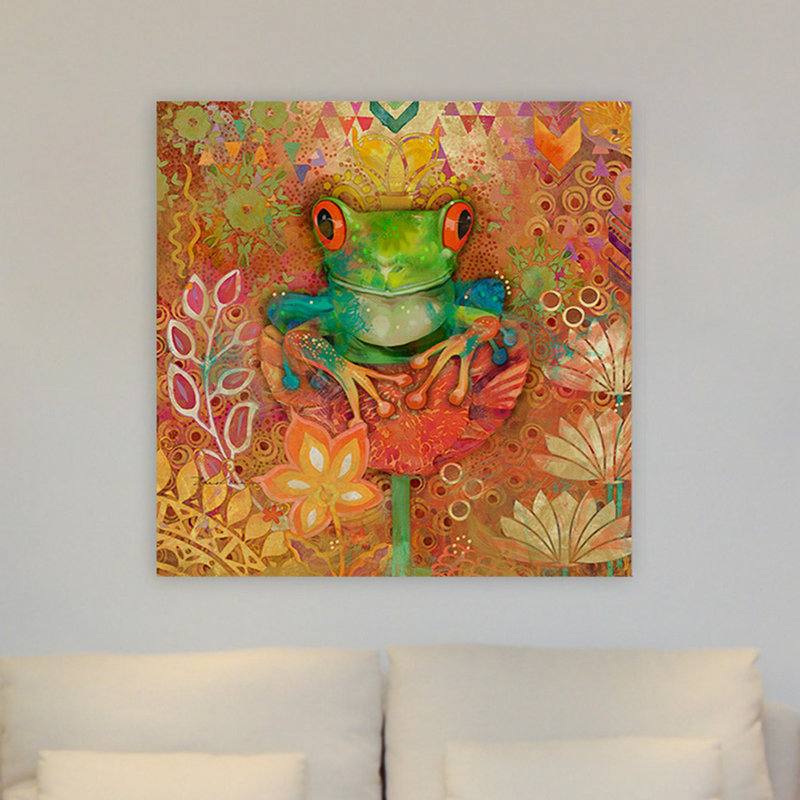 Evelia - Wrapped Canvas Painting, 101cm H x 101cm W x 3.81cm D