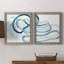 «Lazuli III», ensemble de 2 reproductions d'art sur toile Picutre-1782581132-1782581134