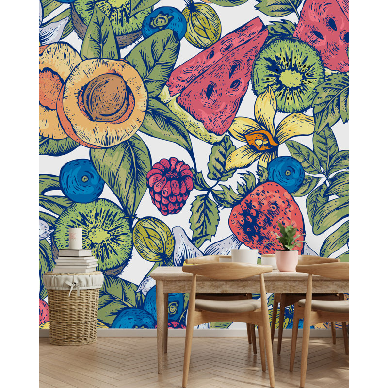 Murale Cornita, L 125 po x L 10,42 po