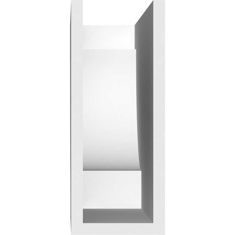 Queue de chevron standard en PVC de qualité architecturale Alpine, H 10 po x L 4 po x P 20 po