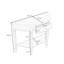 Console avec tiroir et tablette-14267272