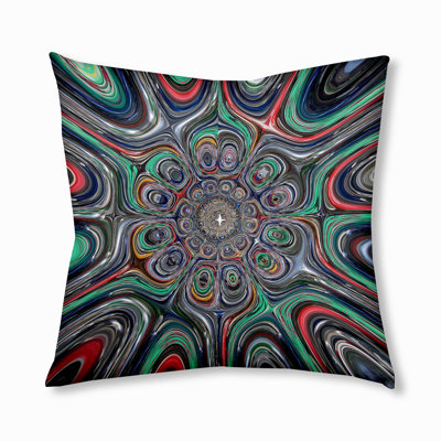 Abstract Reversible Throw Pillow