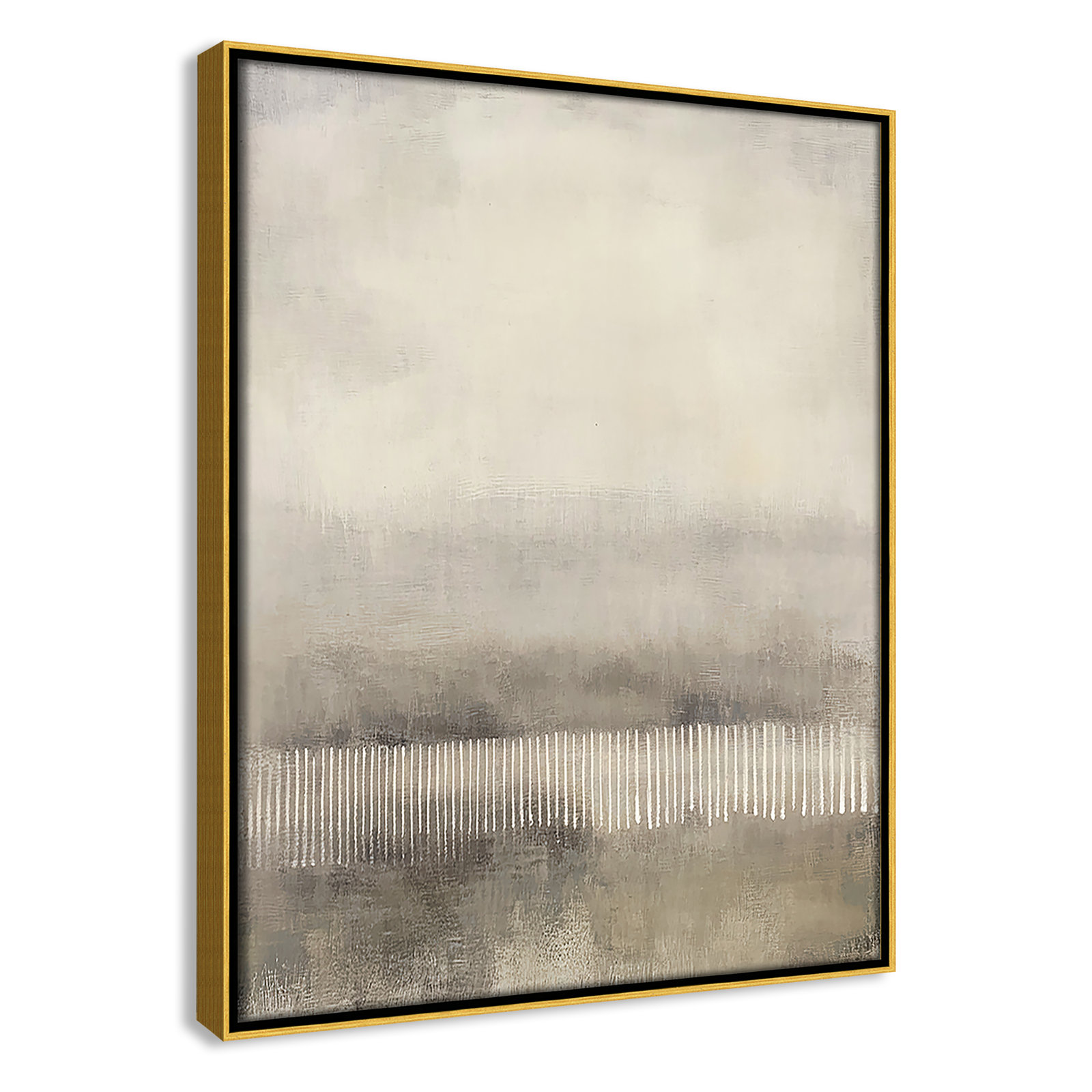 Balanced Silence I Print by Irena Orlov, 15.5" H x 12.5" W, Gold Floater