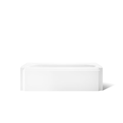 Memoirs Alcove 60" x 33.75" Soaking Bathtub