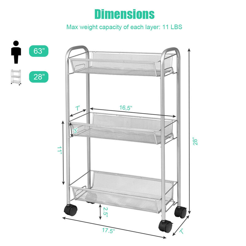 Chariot utilitaire, Gris