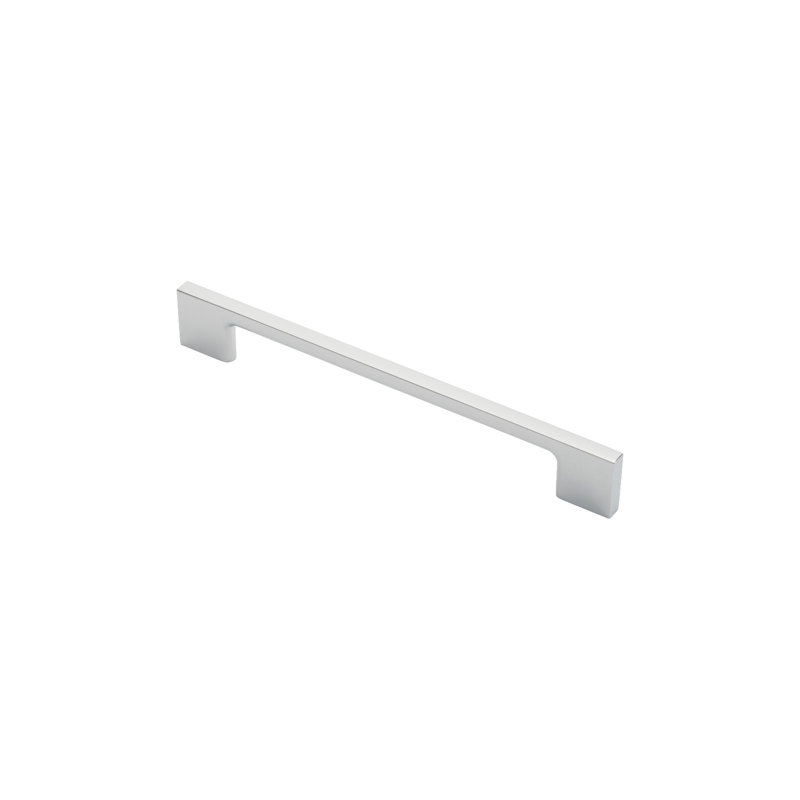 Slim D Bar Handle, 2.6 x 1.93cm, Polished Chrome