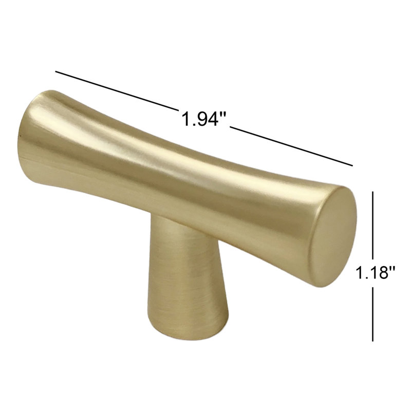 Satin Gold "Century" T-knob