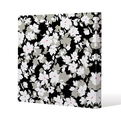 Flowers Slim Style Canvas Print