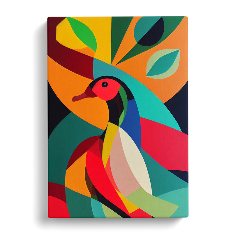 Blakesley Duck Abstract Vol.1 - Wrapped Canvas, 50cm H x 35cm W x 3cm D