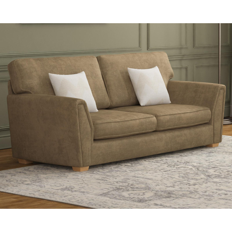 Wendleberry Three Seater, Fixed Back, Ebony