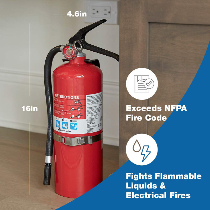 First Alert Dry Powder Fire Extinguisher