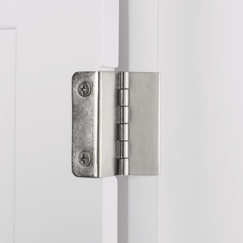 White MDF Two-Door Wall Mount Medicine Cabinet