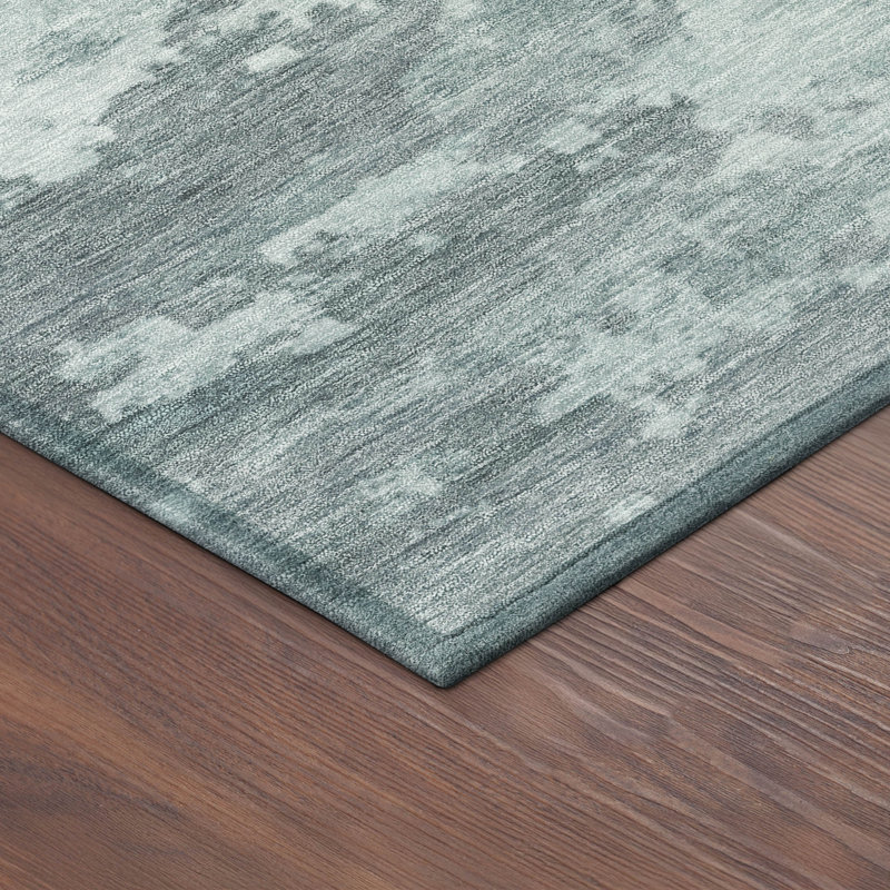 Machine Washable Indoor/Outdoor Jadiel ACN2362 Abstract Rug, Rectangle 3' x 5'
