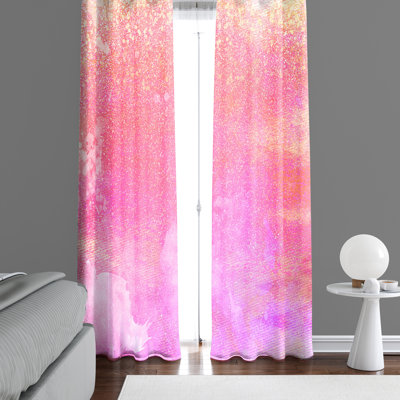 Semi Sheer Curtain Panel Pair
