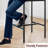 Bar Stools Set Of 2, Upholstered Counter Height Bar Stools