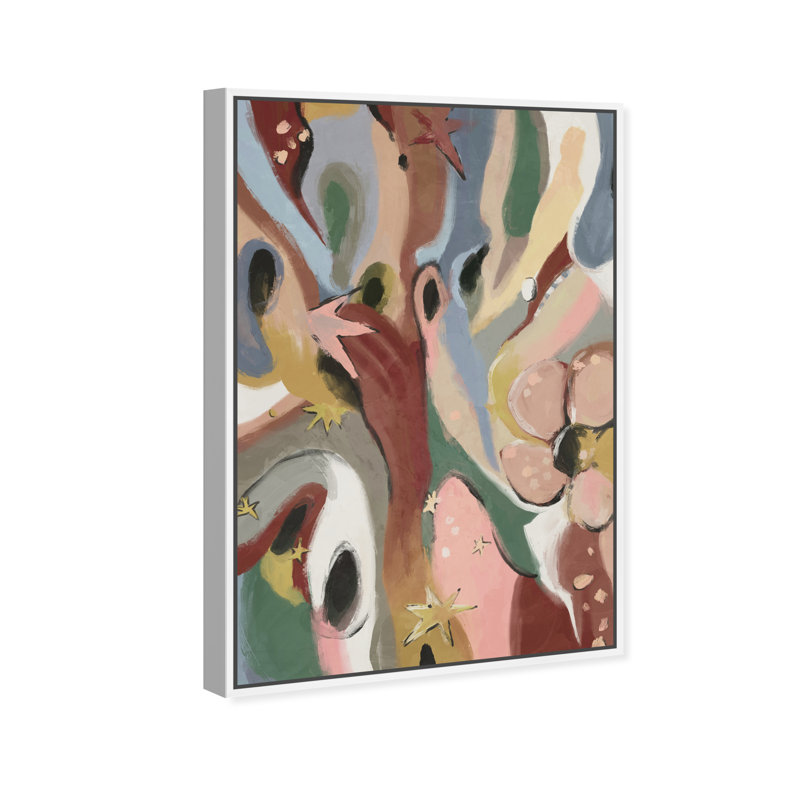 Modern Folk I Print by Oliver Gal, 16"H x 11"W, White Floater Frame