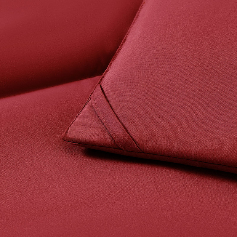 Édredon en microfibre , Édredon simple, Rouge