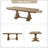Vitti Farmhouse  Rectangular 86'' L x 38''W Trestle Dining Table  Solid Wood Desktop with 2 Drawers-93602424