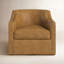 Fauteuil pivotant en cuir Marietta-1570367281